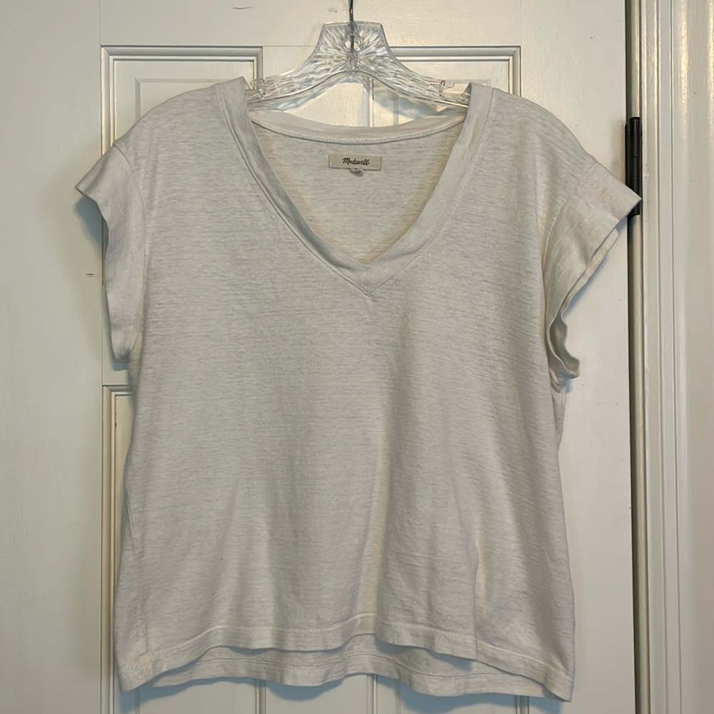 Madewell V-neck T-shirt-size small